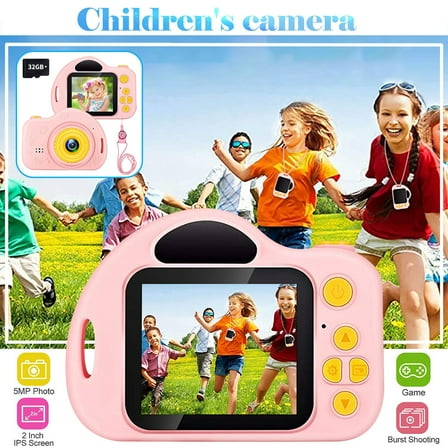 Digital Camera Gift, Kids Digital Camera Toys For Girls 1080 2 Inch HD Girls Birthday Toys