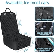 Haokaini Dog Car Seat Cover for Front Seat, Durable Pets Thickening Seat Covers, Protector Against Dirt & Fur Waterproof & ScratchProof & Nonslip, for Cars, Trucks, SUVs