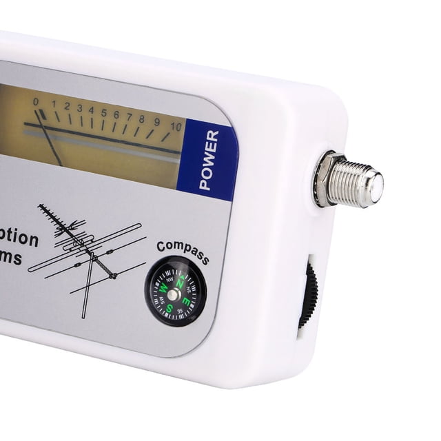 Signal Finder, TV Signal Meter Reliable Sensitive Universal Backlight For Remote Satellite Antennas