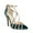 Forest-velvet, variant on XYD Women Sexy Pointed Toe Cross Strap D'orsay Pumps Ankle Strap with Pearl Buckle Thin High Heels Themed Party Evening Shoes Size 7 Forest-velvet