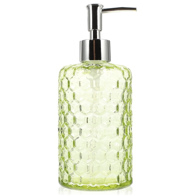 MasteelfCA Glass Shampoo Dispenser with Pump Hand Soap Dispenser Soap Pump Bottle