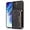 Black for Samsung Galaxy S22 5G, variant on Design for Samsung Galaxy S22 5G Wallet Case with Tempered Glass Screen Protector PU Leather Credit Card Holder Slot Phone Cases Kickstand Shockproof Protective Cover for Men 6.1 inch Black