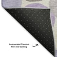 thumbnail image 5 of Addison Rugs Mayfield Premium Machine Washable Transitional Geometric Purple Rectangle Rug, 1'8" x 2'6", 5 of 6