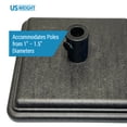 thumbnail image 4 of US Weight 40 Pound Umbrella Base Designed to be Used with a Patio Table (Black), 4 of 8