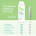thumbnail image 5 of uncle harry's natural & fluoride-free remineralizing toothpaste - freshens breath & strengthens enamel - spearmint (3 oz. jar), 5 of 9