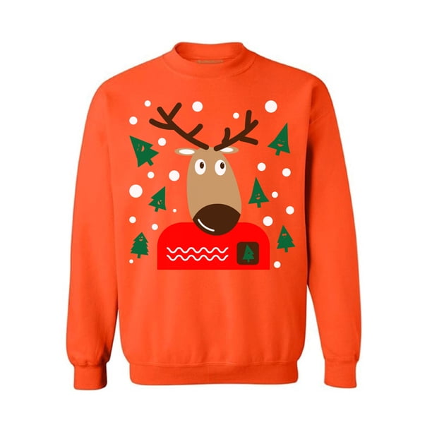 reindeer comfy sweatshirt