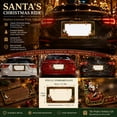 thumbnail image 4 of Christmas License Plate Frame, Festive Vehicle Plate Border for Standard Us Mounting Holes, Seasonal Car Exterior Decoration, Holiday Auto Accessory Accent, Seasonal Home Accent, B, 4 of 6