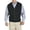 DEEP NAVY, variant on Oak Hill by DXL Men's Big and Tall Button-Front Sweater Vest, Black, 2XL