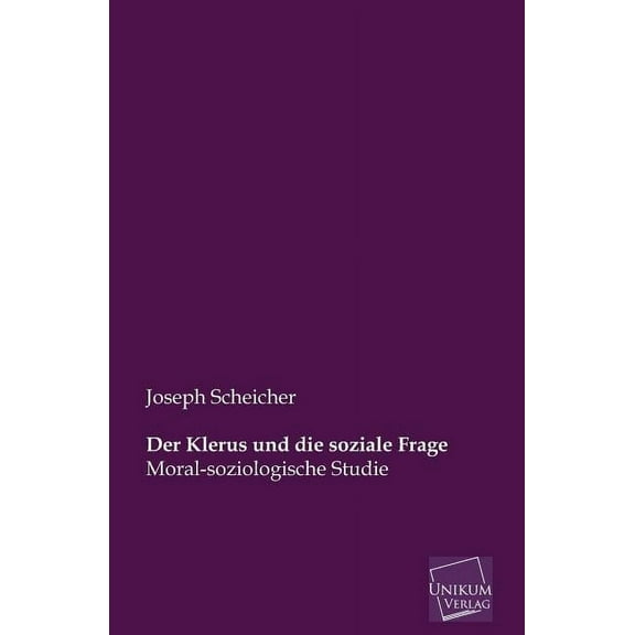 Klerus Und Die Soziale Frage