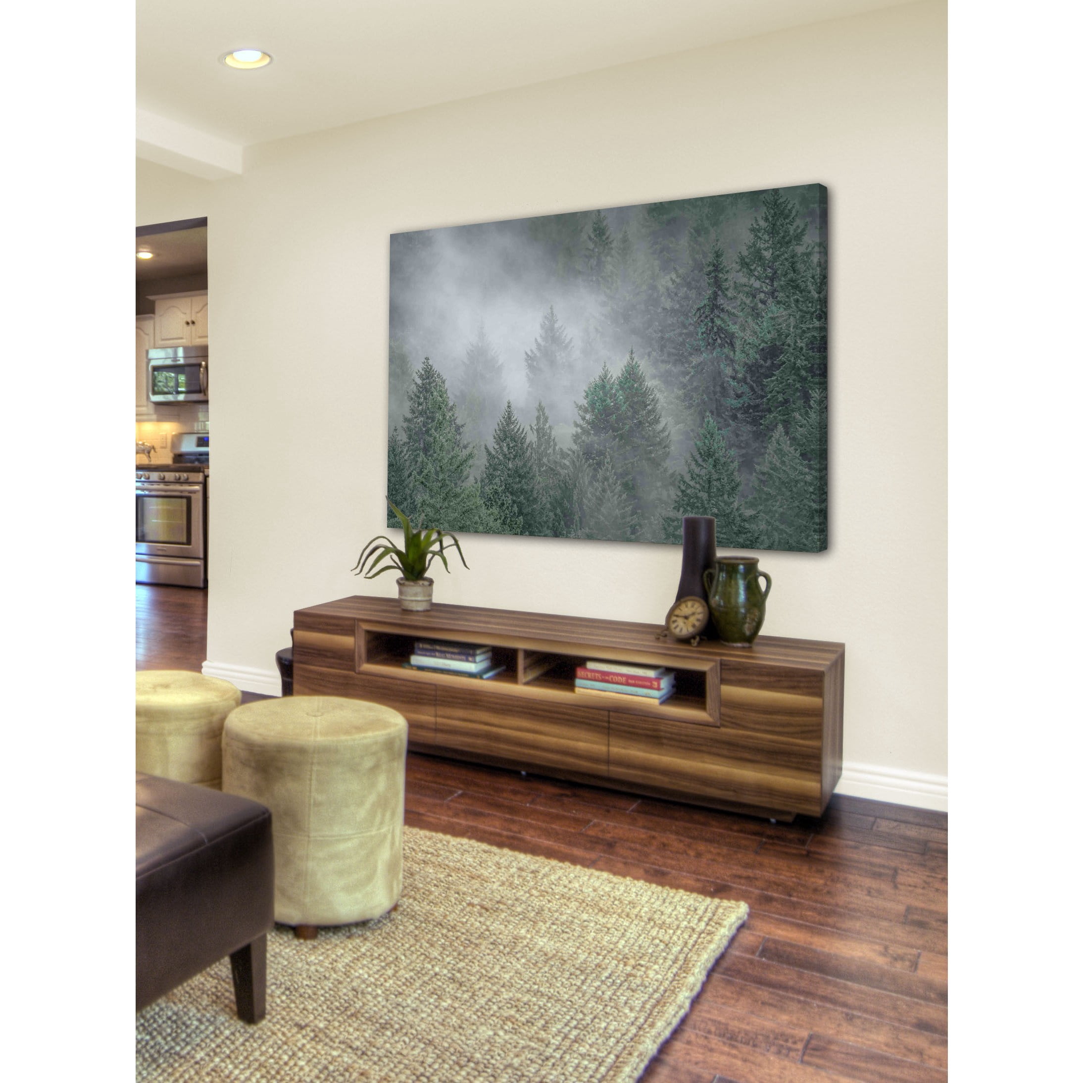Marmont Hill "Draped in Clouds" Painting Print on Canvas
