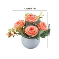 thumbnail image 3 of Artificial Flowers Fake Flowers Decoration, Fake Flowers Simulation Flowers Dried Flowers Indoor Home Furnishings Dining Table Arrangements Living Room Plastic Bouquet TV Cabinet Potted Plants, 3 of 4