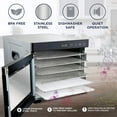thumbnail image 3 of IVATION 600W Food Dehydrator with Stainless Steel Trays for Snacks, Fruit & Beef Jerky, 3 of 8