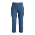 thumbnail image 6 of Bovxnpu Girls Capris Leggings Summer Casual Athletic Pants Casual Girls Capris Athletic with Pockets Elastic Solid Pants, 6 of 9