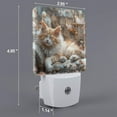 thumbnail image 3 of KLL Serene Kitten Kingdom for Night Lights,Auto Sensor Night Lamp Plug in Night Light with Dusk-to-Dawn Light Sensor LED Nightlightfor Adults & Kids Room/Bedroom/Hallway, 3 of 7