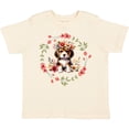 thumbnail image 3 of Inktastic Beagle Puppy Flowered Girls Toddler T-Shirt, 3 of 5