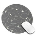 thumbnail image 2 of Disketp Airplane Routes Around The World Small Mouse Pad 7.9x7.9 Inches,Washable Round Mousepad For Office Laptop Computer,Non-Slip Rubber Base Mouse Pads For Wireless Mouse, 2 of 8