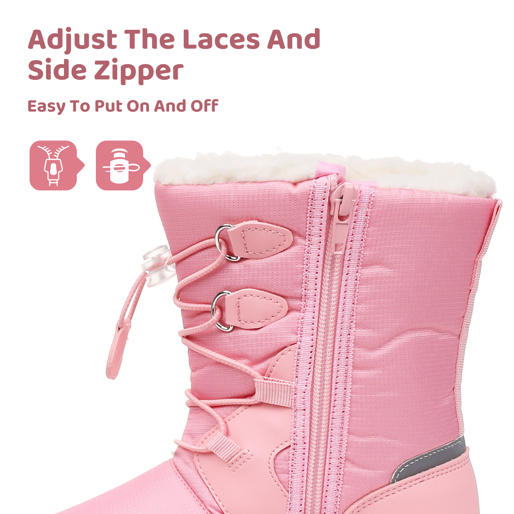 Blikcon Girls' Snow Boot photo 3