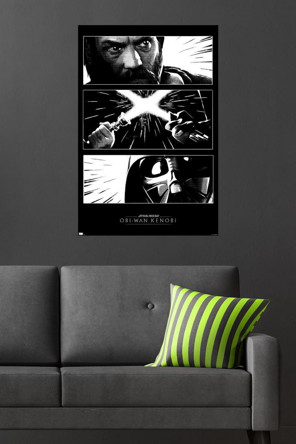 Star Wars: Obi-Wan Kenobi - Panels Wall Poster, 22.375" x 34"