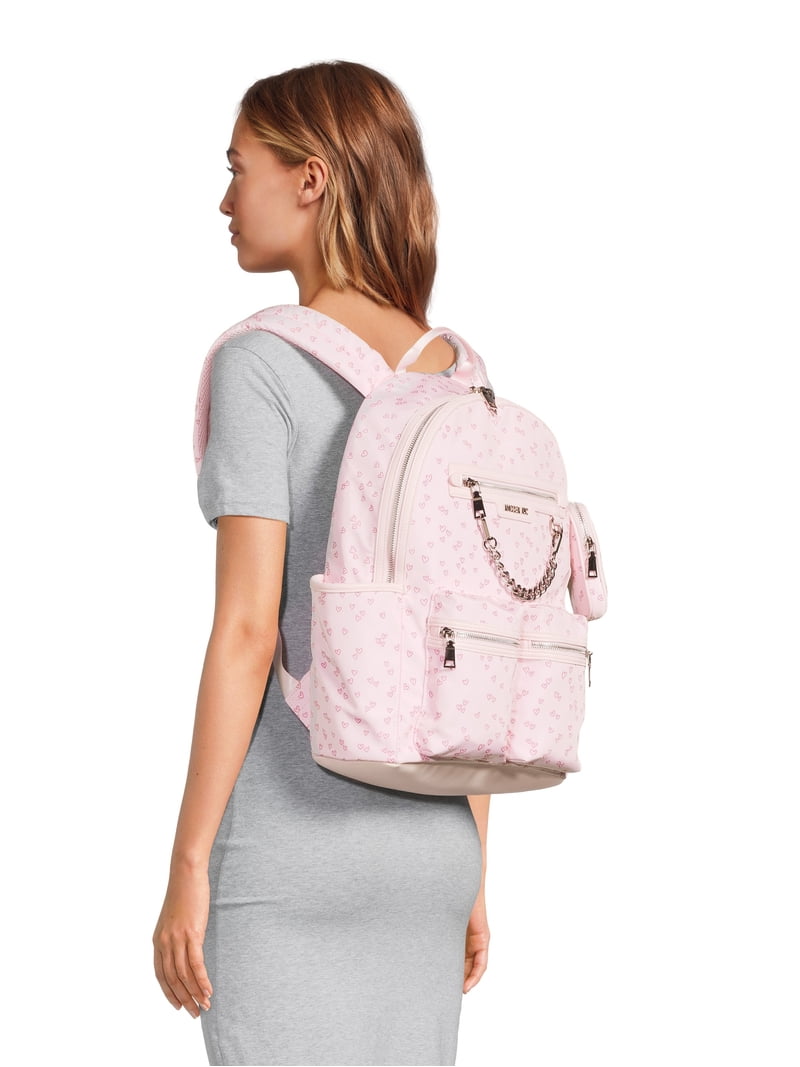 Madden NYC Women's Backpack, Pink Heart - Walmart.com
