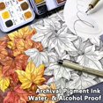 thumbnail image 4 of Micro Fineliner Drawing Art Pens: 12 Black Fine Line Waterproof Ink Set Artist Supplies Archival, 4 of 8