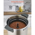 thumbnail image 4 of Commercial Coffee Urn, 100 Cup 15 L Hot Beverage Dispenser with Dripless Faucet, Quick-Brewing Stainless Steel Large Commercial Coffee Maker, for Catering, Business, Party, Church & Restaurant, 4 of 7
