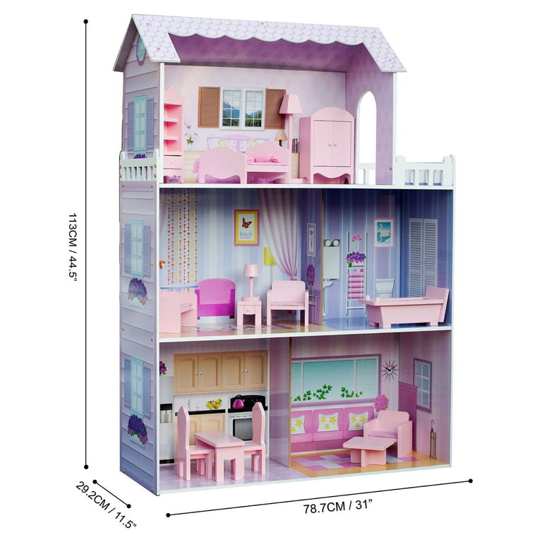 Pink and purple dollhouse new arrivals
