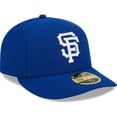 thumbnail image 3 of Men's New Era  Royal San Francisco Giants White Logo-Low Profile 59FIFTY Fitted Hat, 3 of 5