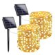 thumbnail image 1 of Luces de cadena solares para exteriores Luces de hadas de jardín a prueba de agua con 8 modos de iluminación para árboles de patio Navidad, blanco cálido, 11 Feliz Sencillez, 1 of 5