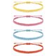 thumbnail image 1 of Pulsera de la amistad con trenza de colores Pulsera de cuerda trenzada hecha a mano Pulsera de cuerda trenzada de colores, 1 of 6