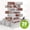 Old Red, variant on 20Pcs 3D Faux Brick Wall Panels 11.8"x11.8", Thin PVC Peel and Stick Self-Adhesive Tiles for Kitchen Backsplash, Fireplace & Farmhouse Decor
