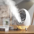thumbnail image 4 of Aire acondicionado portátil, ventilador de refrigeración por agua, tanque de agua de 300ml, luz nocturna recargable, ventilador de refrigeración por Soledad Mini enfriador de aire, 4 of 10