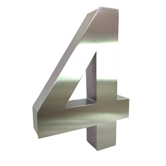 Numero para casa 4 Artimetalicos Acero inoxidable 30cm