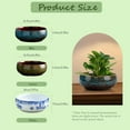 thumbnail image 3 of Lotus Bowl Planter Plants Pot:Lotus Flower Bowl, Ceramic Pots for Plants, Creative Large Caliber Bowl Lotus Seeds Planter, for Succulent Water Lilies, Lotus Bowls for Planting in Water Indoors (Green), 3 of 7