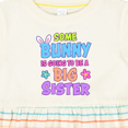 thumbnail image 4 of Inktastic Some Bunny is Going to Be a Big Sister with Bunny Ears and Flowers Girls Baby Dress, 4 of 5