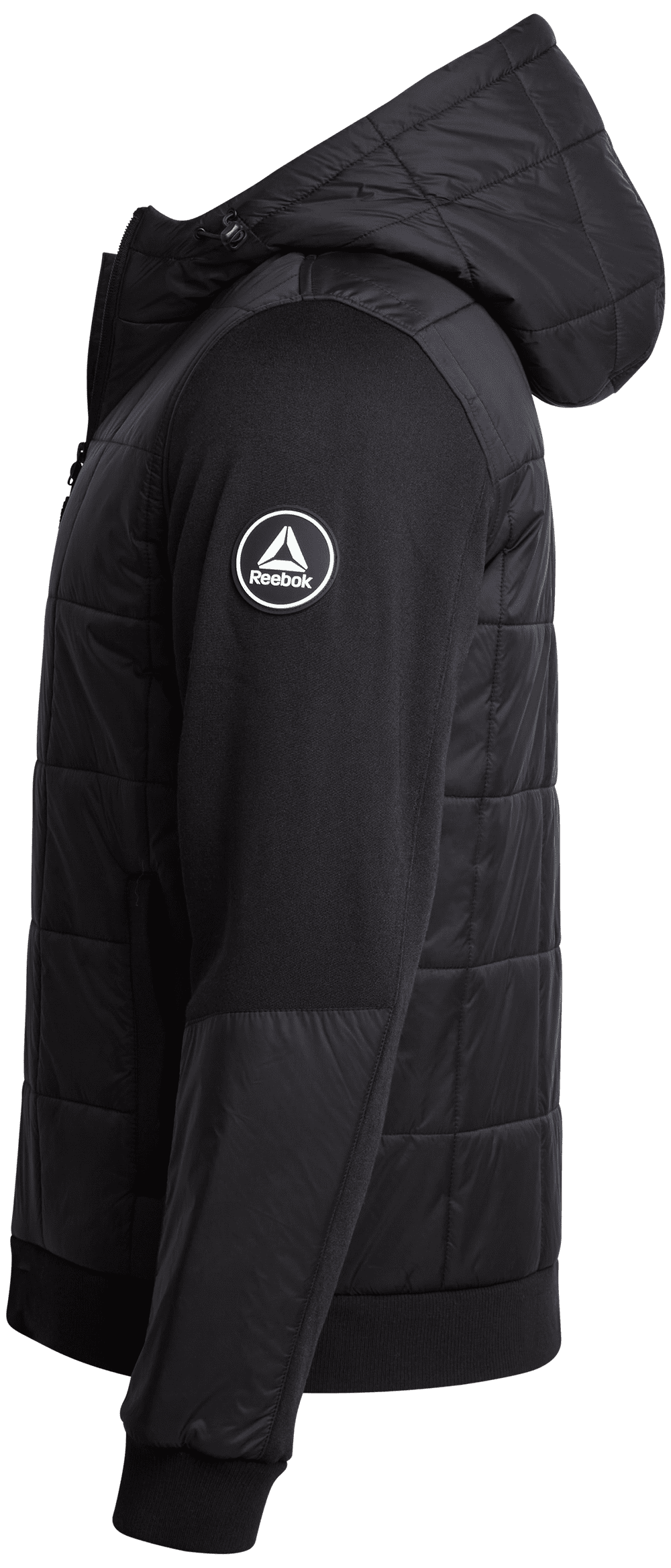Reebok Men's and Big Men's Quilted Mixed Media Jacket, Sizes S-3XL