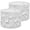 Color 3, variant on Lampshades 2 Pack 3D White Floral Embossed Modern Flower Petals Layered 13"x13"x10" Light Shade for Table Lamps Floor Lamp Shades Lampshade Replacement Easy Assembly