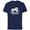 Navy, variant on Disney Mickey Vibes Retro Cool - Short Sleeve Cotton T-Shirt for Adults - Customized-Black