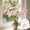 C, variant on SHJHENG 5 Colors Oil Painting Style Artificial Flame Orchid Silk Flowers Faux Floral Stems For Wedding Arch Home Vase Decor Window Display Bouquet DIY