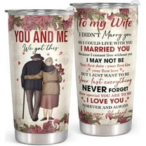 Gifts for Wife from Husband - Wife Gifts - Wedding Anniversary For Wife, Wife Birthday Gift Ideas, Wife Gifts for Christmas - Gift for Wife Romantic, I Love You Gifts for Her - 20 Oz Tumbler