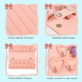 thumbnail image 2 of Xiyztok Headband Holder Hair Bows Organizer Headband Holder Wall Hanging Space Saving Hair Clip Storage Hanger with felt bands, 2 of 9