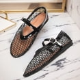 thumbnail image 1 of Mujeres Mesh Ballet Flats Slip On Ballerina Shoes Shoes Round Toe Ballet Zapatos Ballet transpirables para caminar para desplazarse, 1 of 9