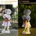 thumbnail image 2 of Fairy Garden Statues, Outdoor Decor, Angel Figurines with Solar Lights, Waterproof Resin Art Sculpture, Decor for Patio, Lawn, Balcony, Mother's Day, 2 of 5