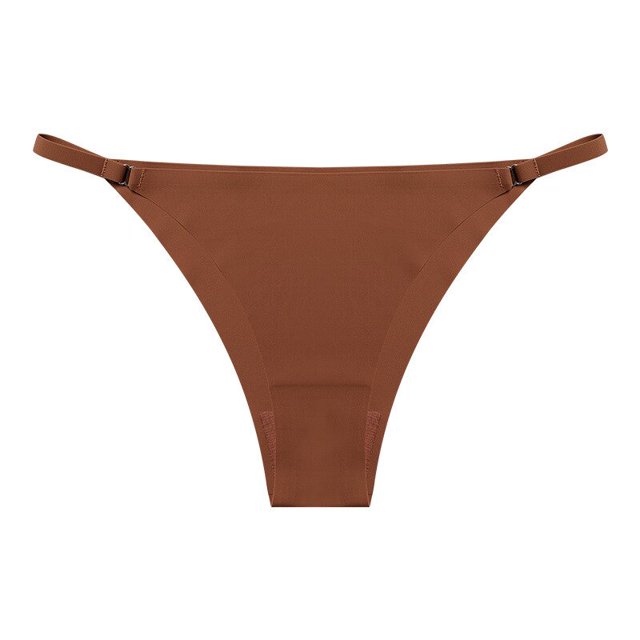 Tanga sin costuras de cintura baja para mujer, ropa interior Sexy, lencería cómoda