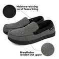 thumbnail image 4 of LongBay Men's Cozy Moccasin Slippers Loafer House Shoes with Memory Foam and Rubber Sole for Indoor Outdoor, 4 of 7