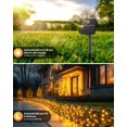 thumbnail image 3 of Guirnaldas de luces solares Brightown, 2 paquetes, 28 m, 240 LED, blanco cálido, 3 of 9