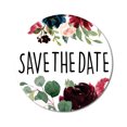 thumbnail image 1 of Darling Souvenir Floral Border 45 Pcs Round Elegant Chic Save The Date Mini Stickers-1.6 Inches, 1 of 1