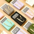thumbnail image 2 of QQTDFG Slide Jewelry Box Necklace Carton Packaging Organizer Case Wedding Travel-Purple, 2 of 9