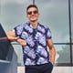 thumbnail image 4 of Fotbe blue starry sky Skull flower Camiseta Polo de Golf para Hombre con Estampado – Camisa Deportiva Transpirable con Cuello Abotonado-X-Large, 4 of 6