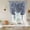 Dark Blue, variant on Sage Green Floral Boho Balloon Curtains for Bedroom/Front Door/Bathroom, Ethnic Tribe Abstract Art Flower Tie Up Curtains 63 Inch Length Light Filtering Kitchen Curtains Shades for Windows 46"x63"