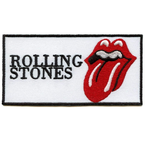 The Rolling Stones Text Logo Woven Patch